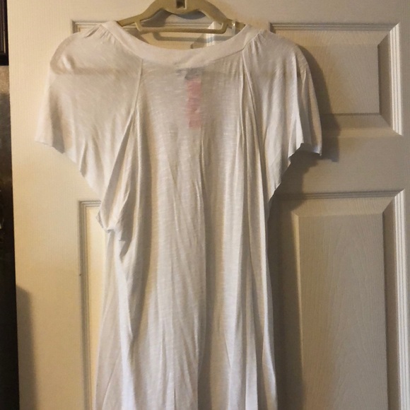 🔥SALE💥I.N. Studio White Blouse Jewel 🌹 - Picture 3 of 5